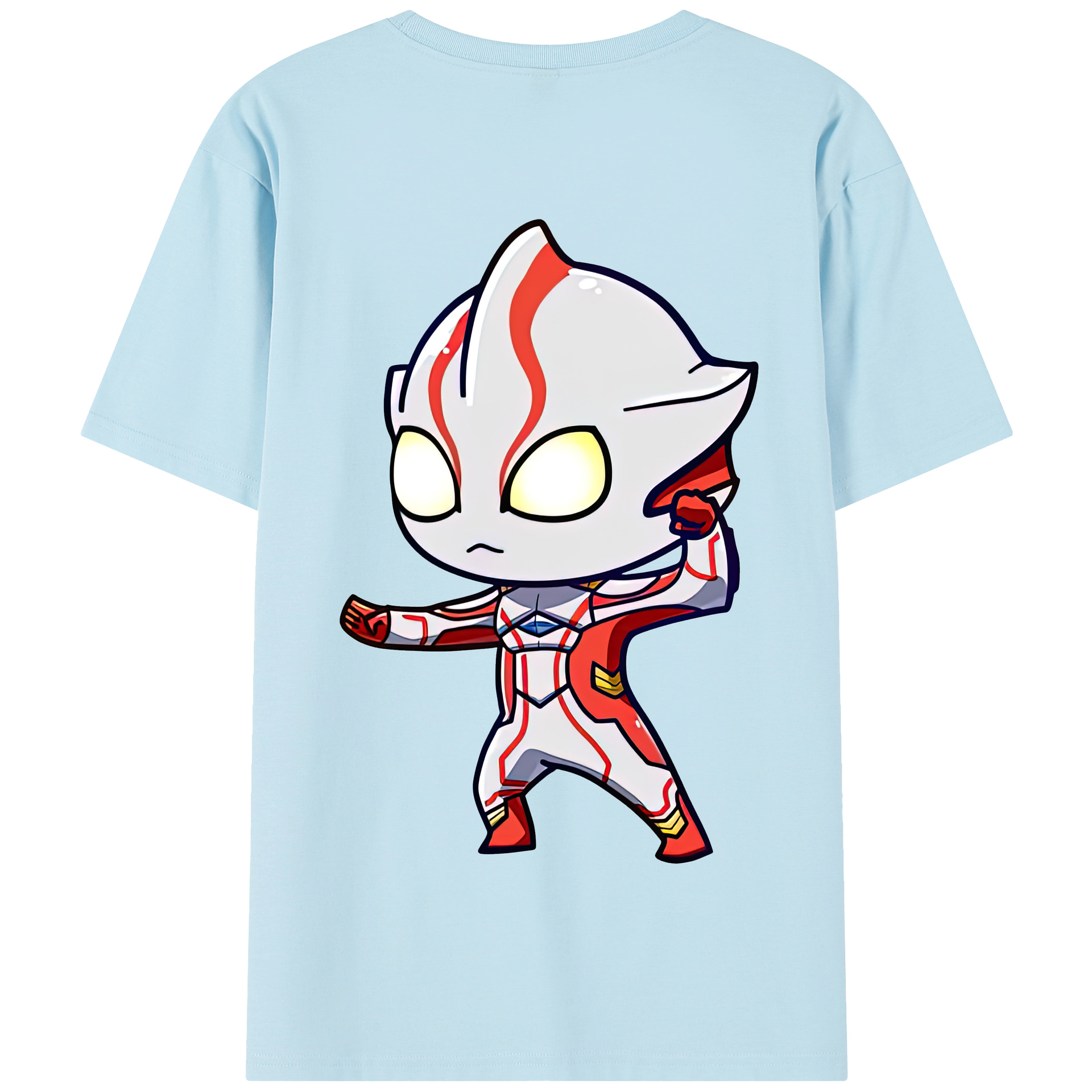 （画像用） ウルトラマン Ultraman 綿100％半袖Tシャツ（背面プリント）